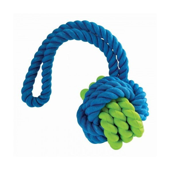 Hip Hop Dog Monty míč s lanem 9,5/31 cm