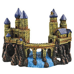 Happet dekorace do akvária Zámek na skalách 33 cm