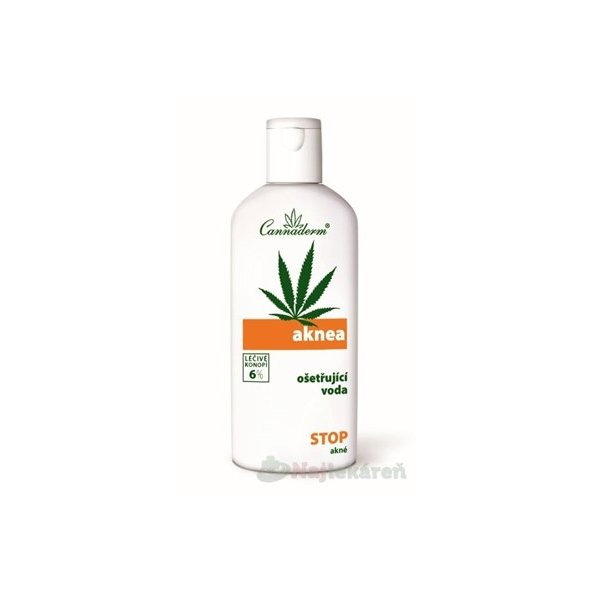 Cannaderm Aknea ošetrující voda na akné 200 ml