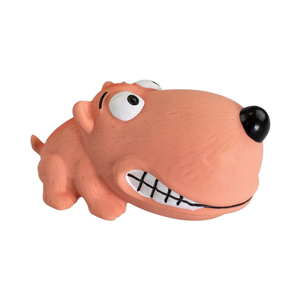Hip Hop Dog mini pejsek BigHead se zvukem latex 9 cm
