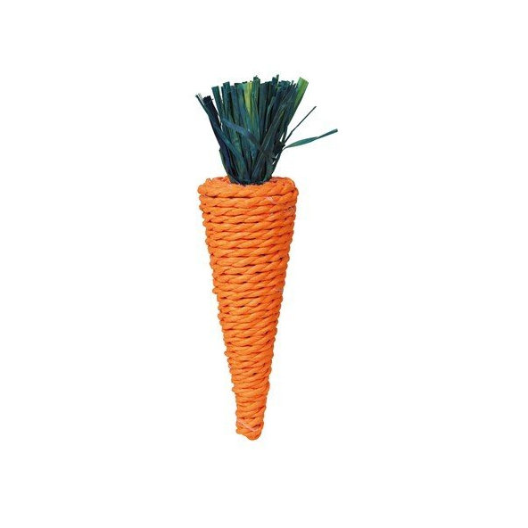 TRIXIE Toy Carrot sisalová hračka pro hlodavce 20 cm