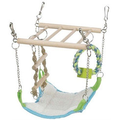 TRIXIE Suspension Bridge žebřík s hamakou pro myši a křečky