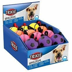 TRIXIE Sport Ball on a Rope lopta na laně pro psy 6 × 30 cm