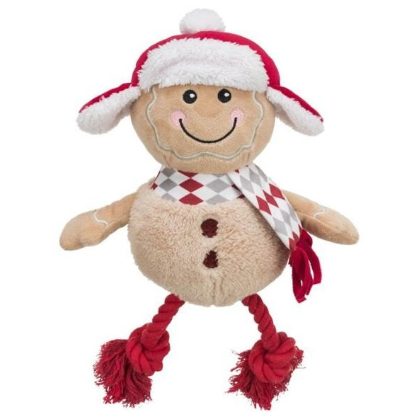 TRIXIE Xmas Gingerbread plyšová hračka pro psy 34 cm