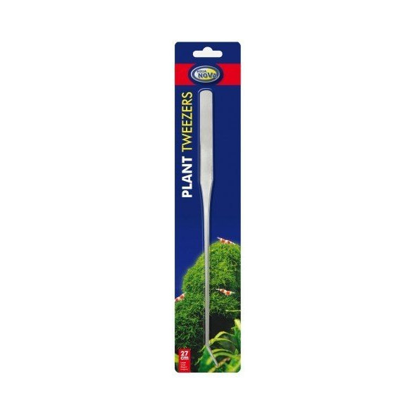 Aqua Nova pinzeta na sázení akvarijních rostlin zahnutá 27 cm
