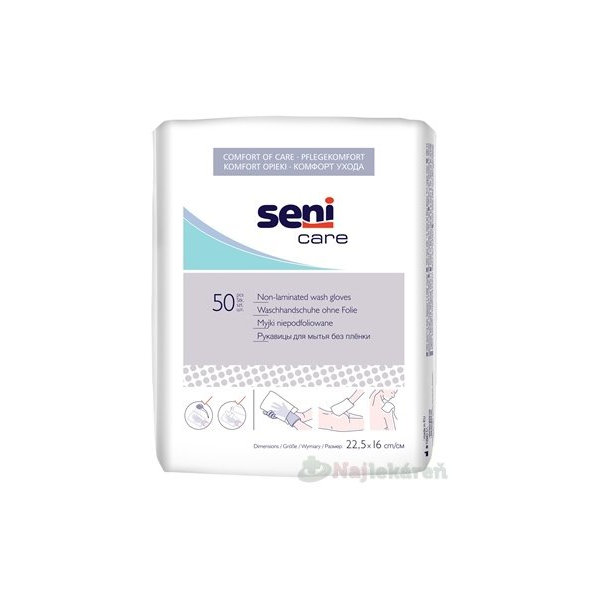 Seni Care hygienická žínka nelaminovaná 50 ks