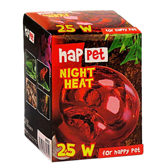 Happet Night Heat UVA noční žárovka do terária 25 W