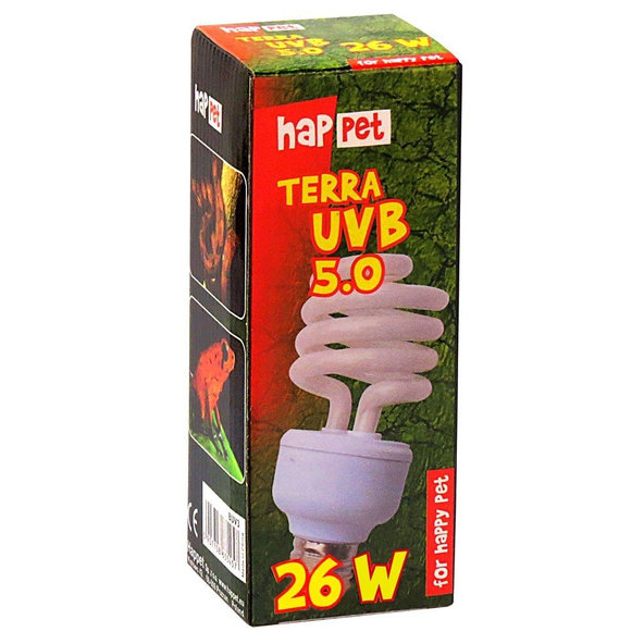 Happet UVB žárovka pro pouštní terária 5.0 26 W