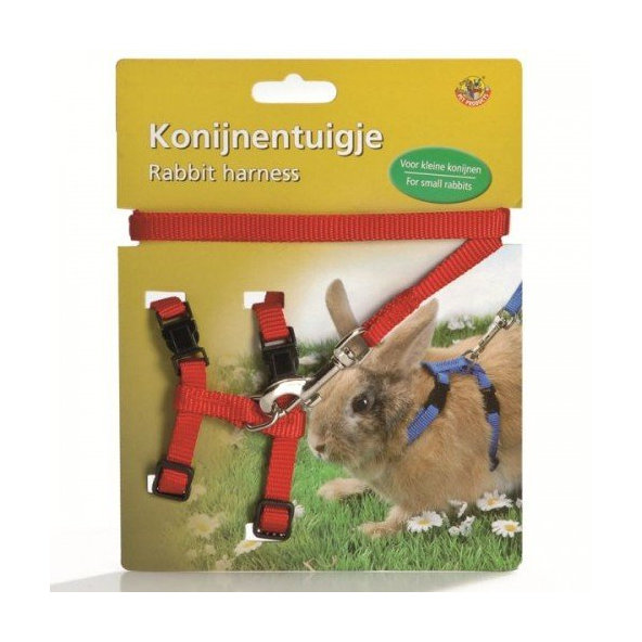 Beeztees postroj s vodítkem pro králíky