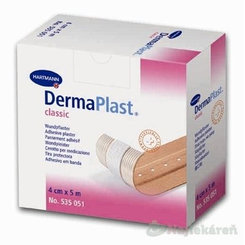 Dermaplast Classic náplast na rány z textilní tkaniny 4 cm × 5 m