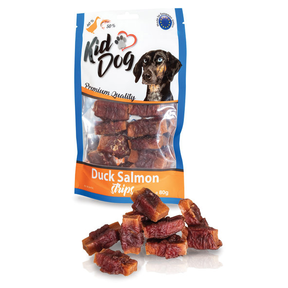 KID DOG kachní maso s lososem pro psy 80 g