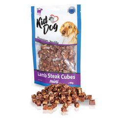 KID DOG jehněčí maso v kostkách pro psy 80 g