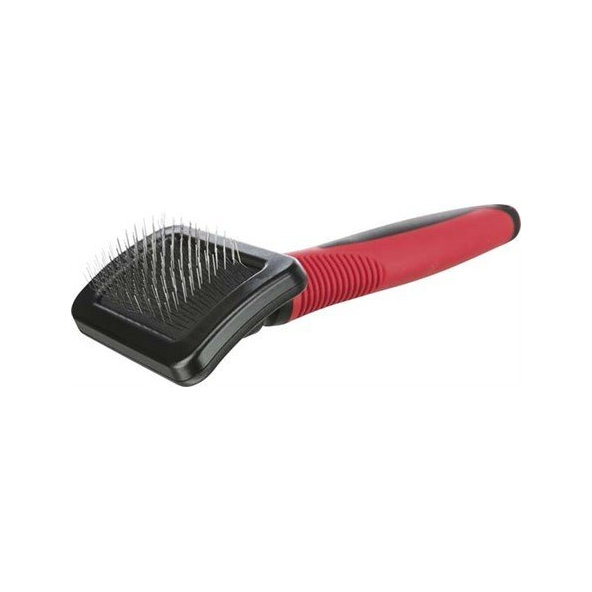 TRIXIE Soft brush měkký plastový kartáč pro psy 7 × 16 cm