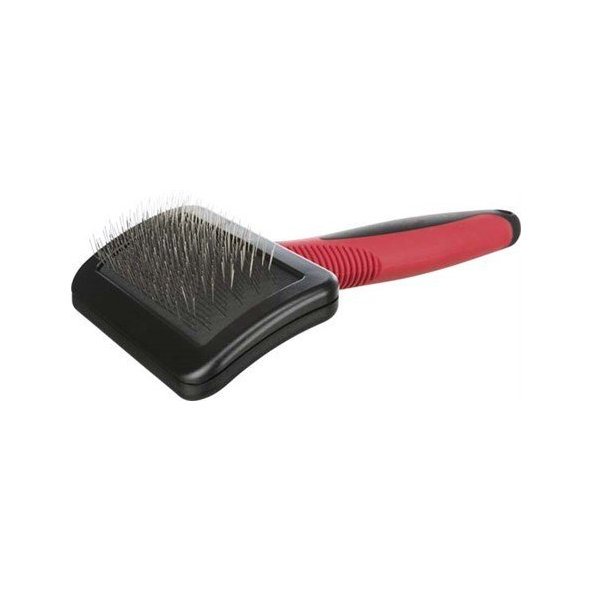 TRIXIE Soft Brush měkká plastová kefa pro psy 9 × 16 cm