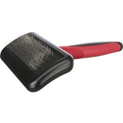 TRIXIE Soft brush měkký plastový kartáč pro psy 12 × 16 cm