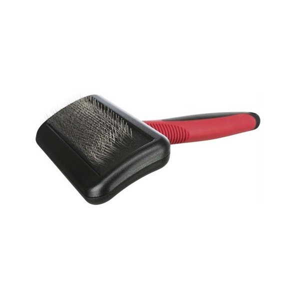TRIXIE Soft brush měkký plastový kartáč pro psy 12 × 16 cm