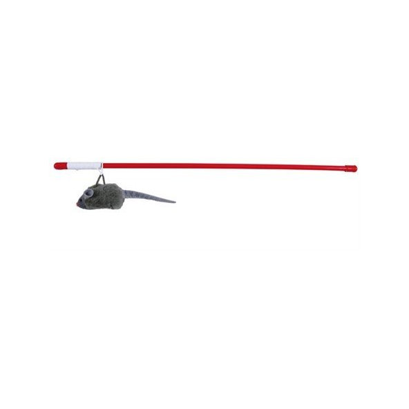 TRIXIE Squeaky Mouse udica s myšou pro kočky 47 cm