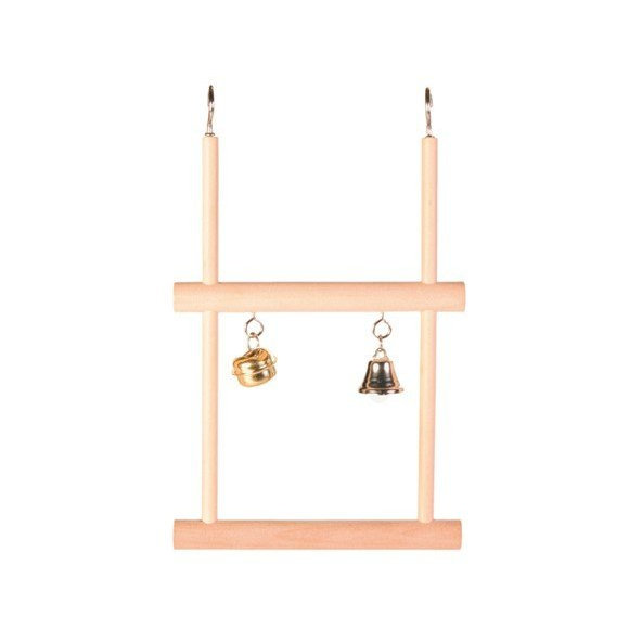 TRIXIE Swinging Trapeze dřevěná houpačka pro ptáky 12 × 20 cm