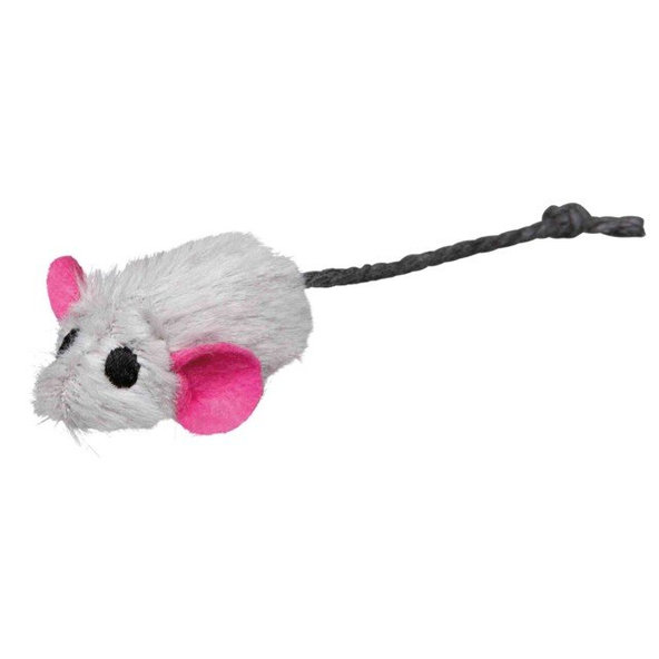 TRIXIE Set of Mice plyšové myši s catnipem pro kočky 5 cm 6 ks
