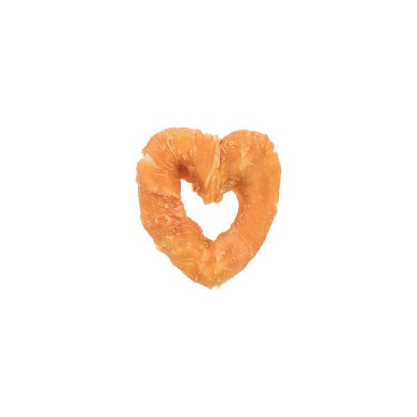 TRIXIE Denta Fun Chicken Heart pamlsek pro psy 12 cm 70 g