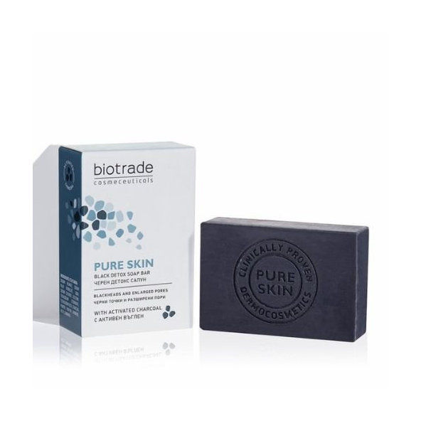 Biotrade Pure Skin detoxikační mýdlo s aktivním uhlím 100 g