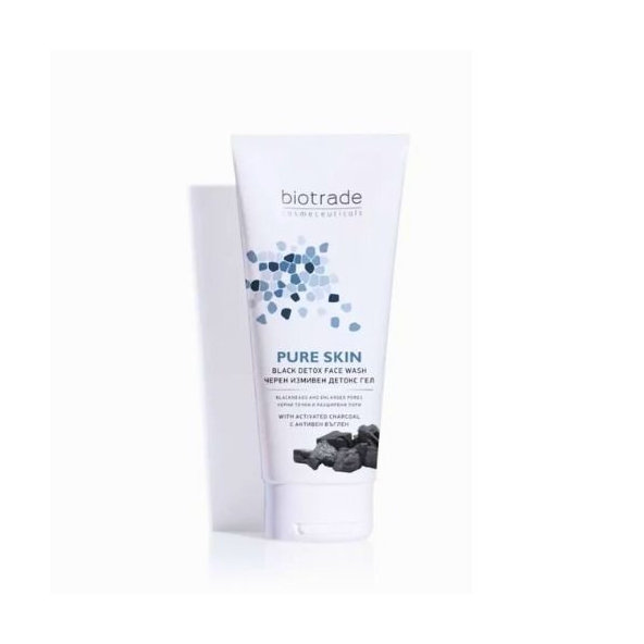 Biotrade Pure Skin detoxikační čisticí gel s aktivním uhlím 200 ml
