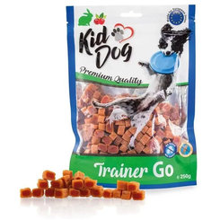 KID DOG Trainer Go králičí mini kostky s brusinkami pro psy 250 g