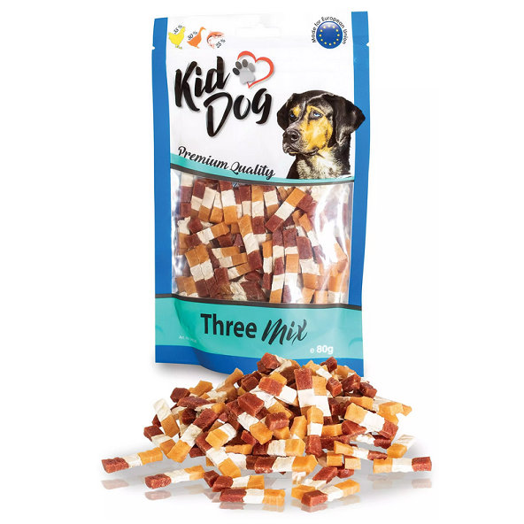 KID DOG kuřecí a kachní maso s treskou pro psy 80 g
