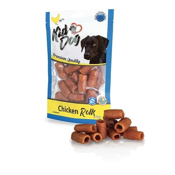 KID DOG kuřecí trubičky pro psy 80 g