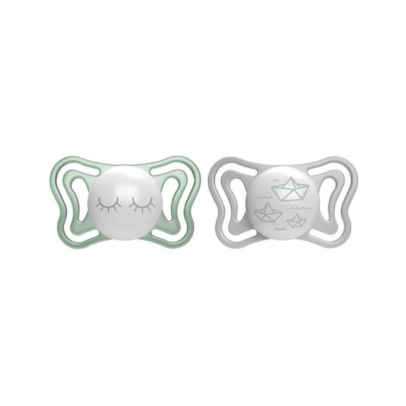 Chicco Physio Light silikonový dudlík noční 16–36 m 2 ks