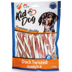 KID DOG kachní točený sendvič s treskou pro psy 250 g