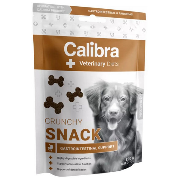 Calibra Vet Diet Crunchy Dog Gastrointestinal pochoutka 6×120 g