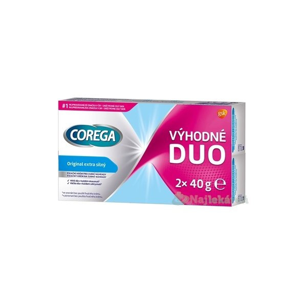 Corega Original extra silný Duopack