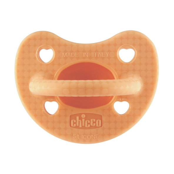 Chicco dudlík Physio Luxe 2–6 m oranžová 1 ks
