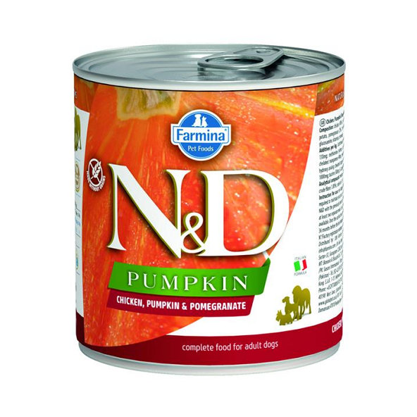 Farmina N&D Pumpkin kuře granátové jablko konzerva pro psy 285 g