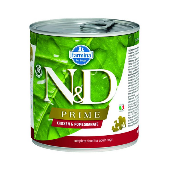 Farmina N&D Dog Prime kuře granátové jablko konzerva 285 g