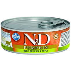 Farmina N&D Pumpkin kanec jablko konzerva pro kočky 70 g
