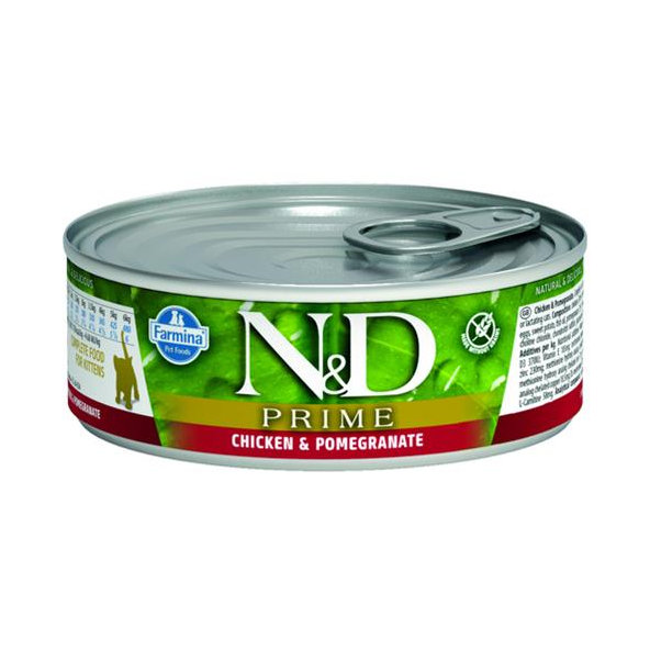 Farmina N&D Prime Kitten kuře granátové jablko konzerva 70 g