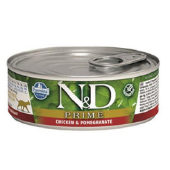 Farmina N&D Prime kuře granátové jablko konzerva pro kočky 70 g