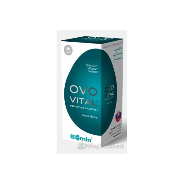 Biomin Ovovital přírodní Calcium 60 kapslí