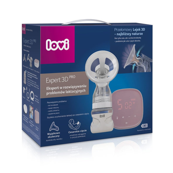 LOVI Expert 3D Pro Odsávačka mateřského mléka elektrická 2-fázová