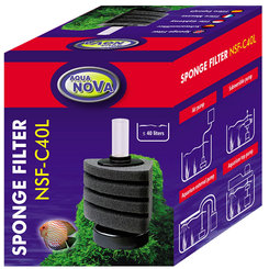 Aqua Nova NSF-C40L pěnový filtr do akvária rohový