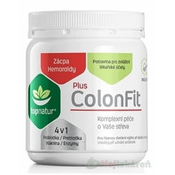 Topnatur ColonFit Plus enzymy prášek vláknina 180 g