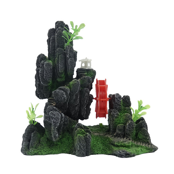 Aqua Nova dekorace do akvária skála s vodním kolem 23 x 9,5 x 22 cm