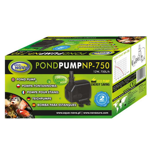 Aqua Nova NP-750 L/H jezírkové čerpadlo