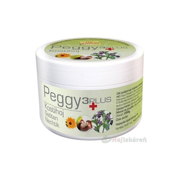 Peggy 3Plus gel s kostivalem 250 g
