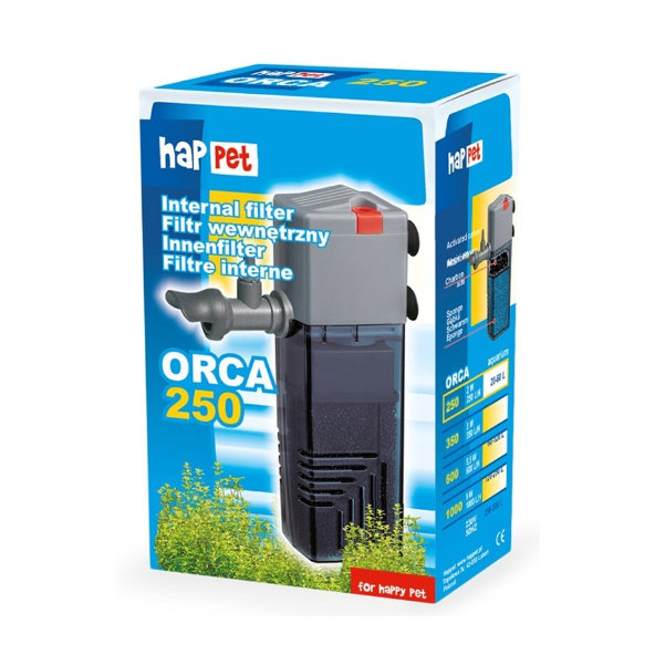 Happet vnitřní akvarijní filtr Orca 250 max. 60 l