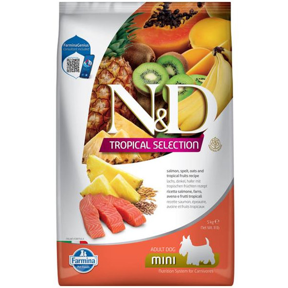 Farmina N&D Tropical Selection Adult Mini losos pro psy 5 kg