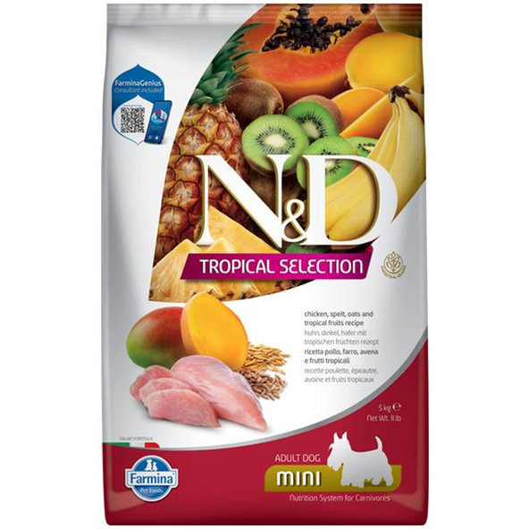 Farmina N&D Tropical Selection Adult Mini kuře pro psy 5 kg