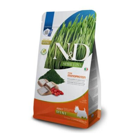 Farmina N&D Dog Spirulina GF adult mini sleď 2 kg